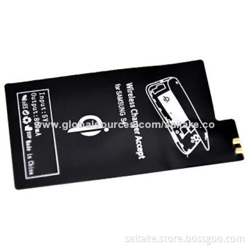 Hot Sell QI Wireless Charging Receiver for Samsung 4S, 5V Input Voltage